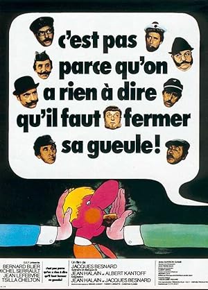C'est pas parce qu'on n'a rien à dire qu'il faut fermer sa gueule...
